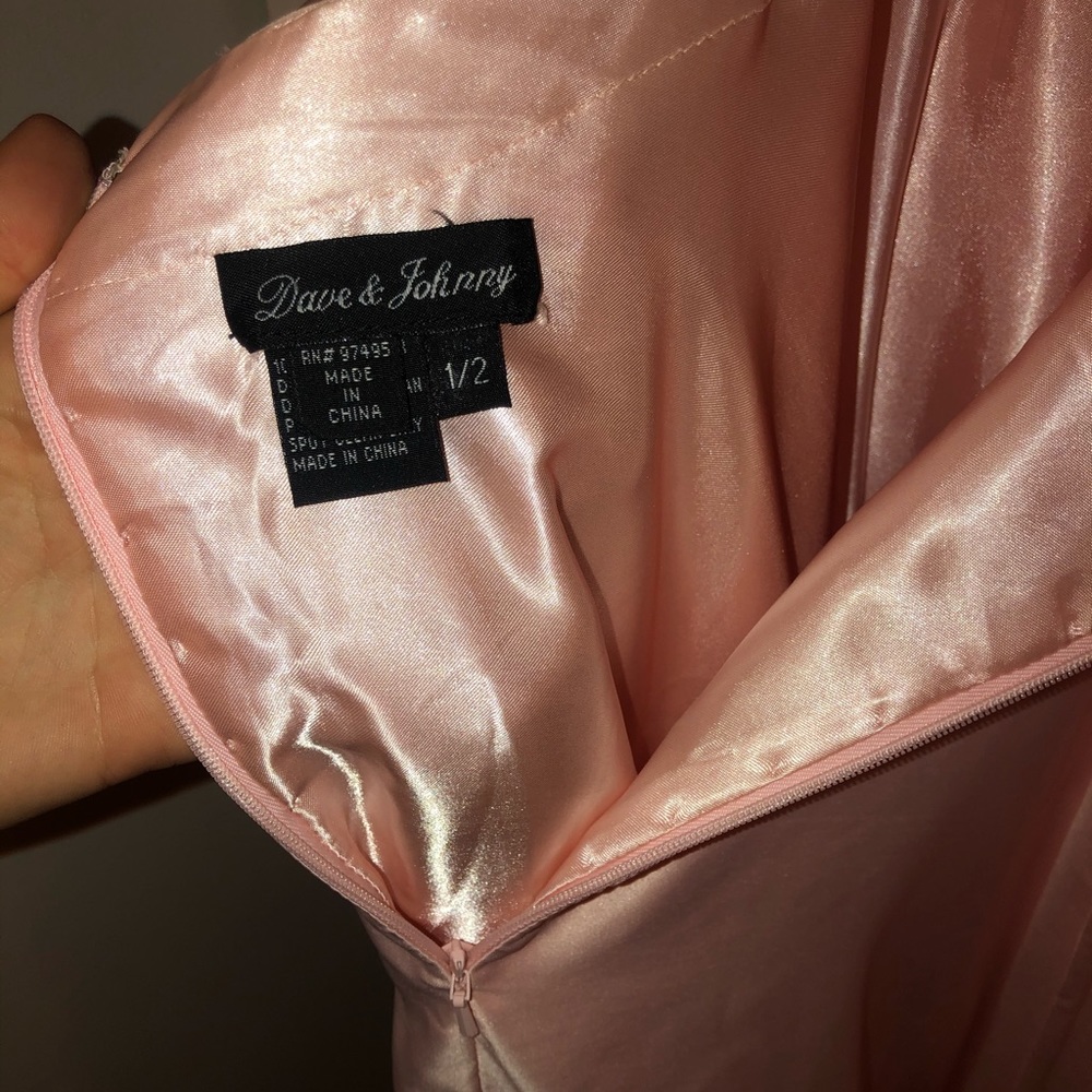 SUPER CUTE BABY PINK PROM DRESS